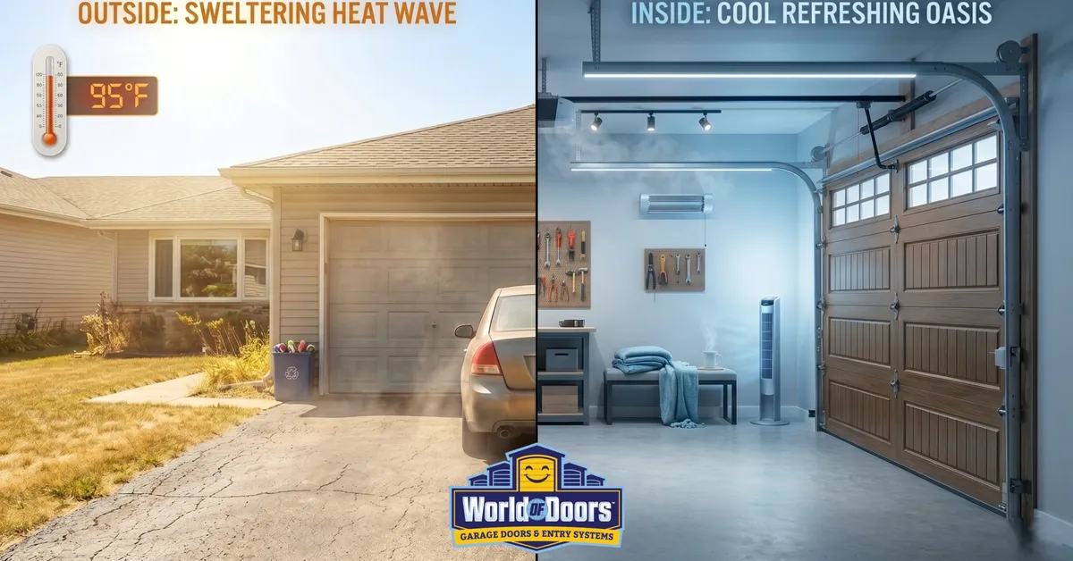 Chicago Homeowner's Guide to Insulated Garage Doors: Why R-Value Matters Every Season