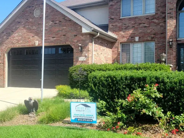 Residential garage door installation by World of Doors