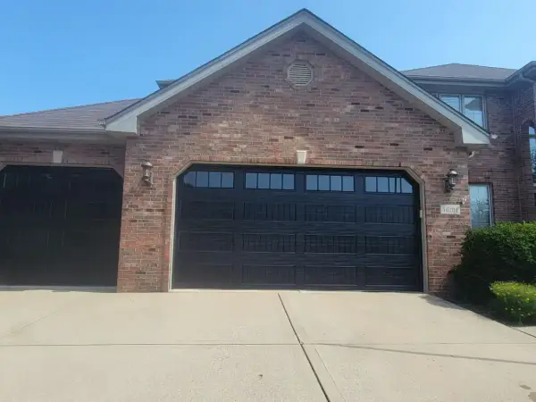 Completed garage door project