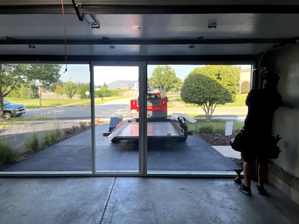 Residential garage door installation by World of Doors
