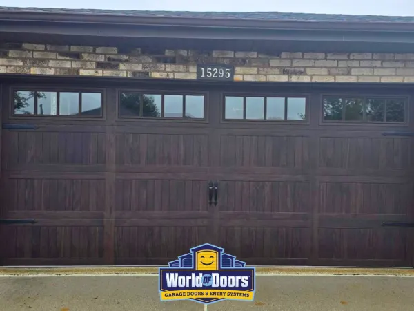 New garage door installation by World of Doors