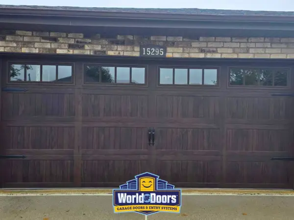 New garage door installation by World of Doors