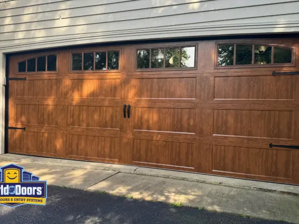 New garage door installation by World of Doors
