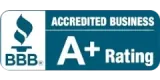 Better Business Bureau Accredited Business — A+ Rating